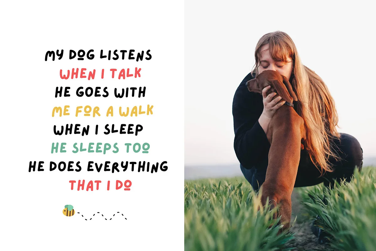 Lazydog Font Free Download | Fontelement.com Lazydog font sample text on a playful dog quote poster