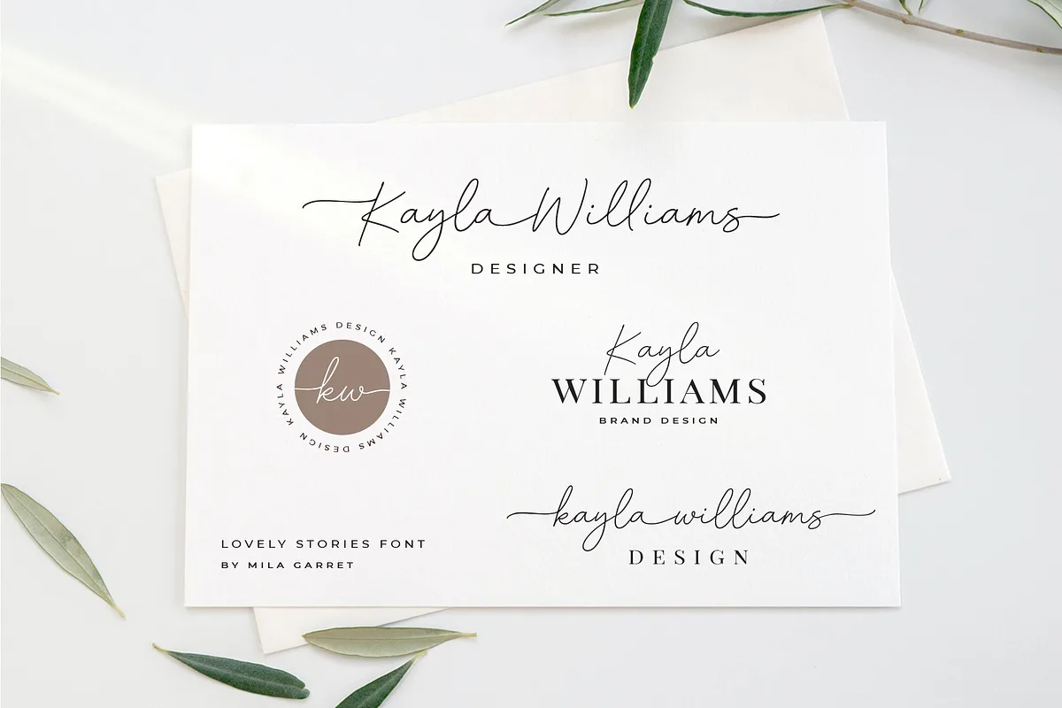 Lovely Stories font preview — sample text