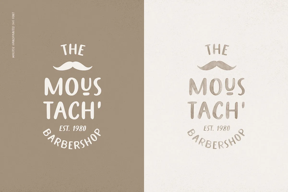 Maltese font style preview