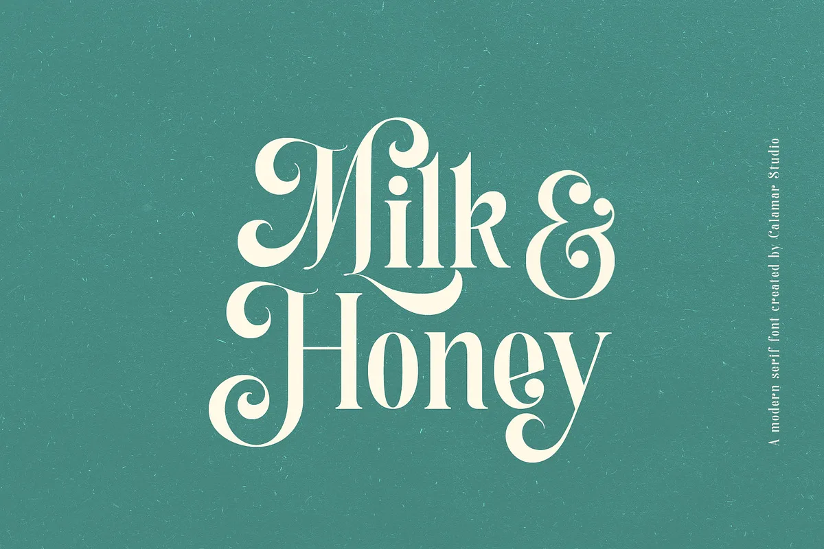 Melange font preview — sample text