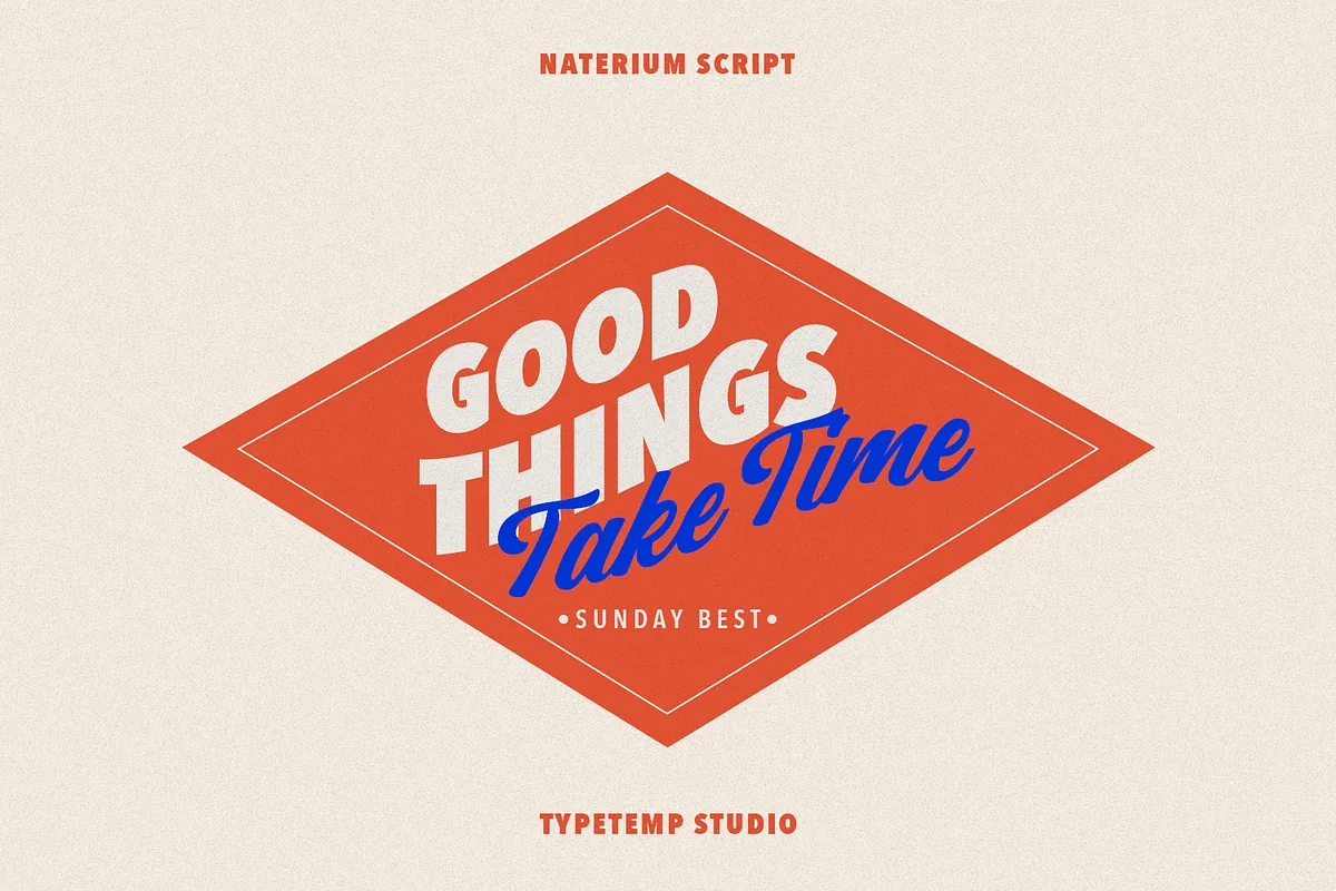 Naterium Font Free Download | Fontelement.com Naterium font preview — sample text