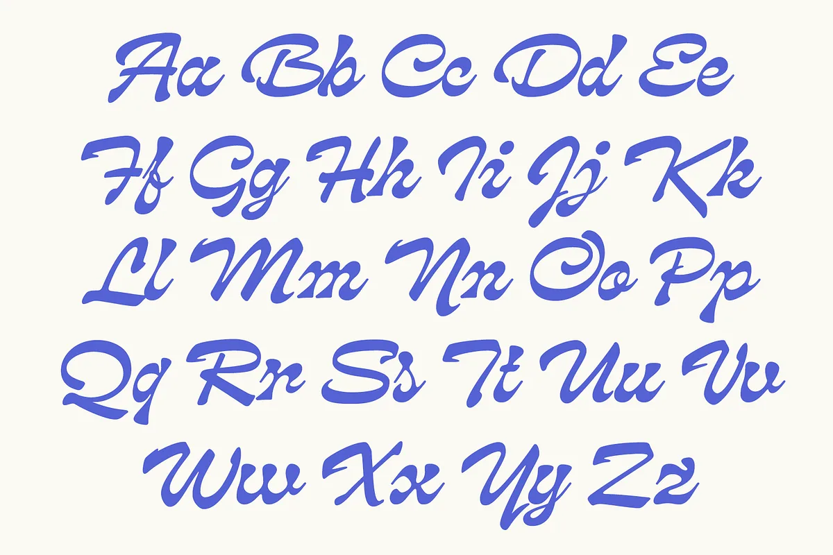 Pacific Coast font preview — sample text