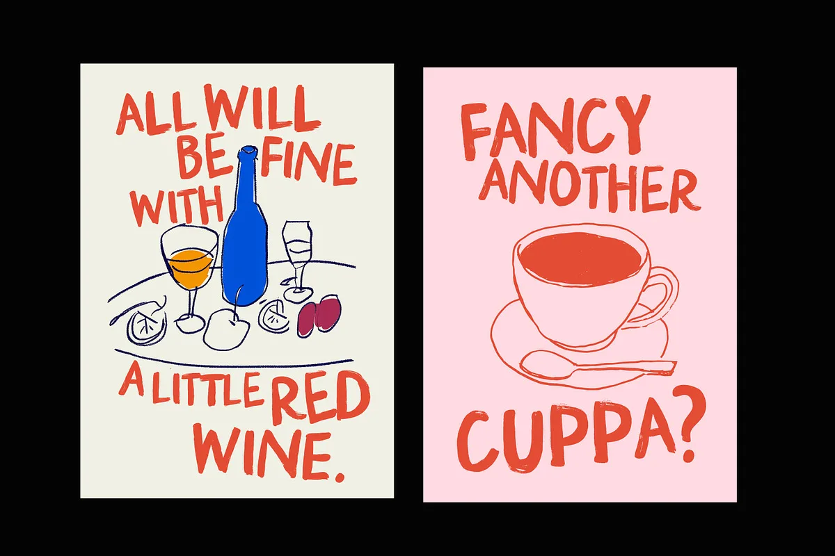 Pasta and Wine font preview — sample text