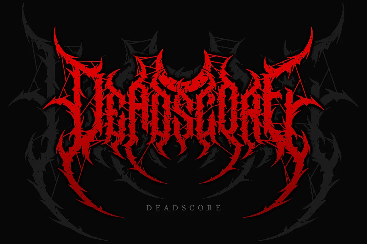 Sabersong font style preview