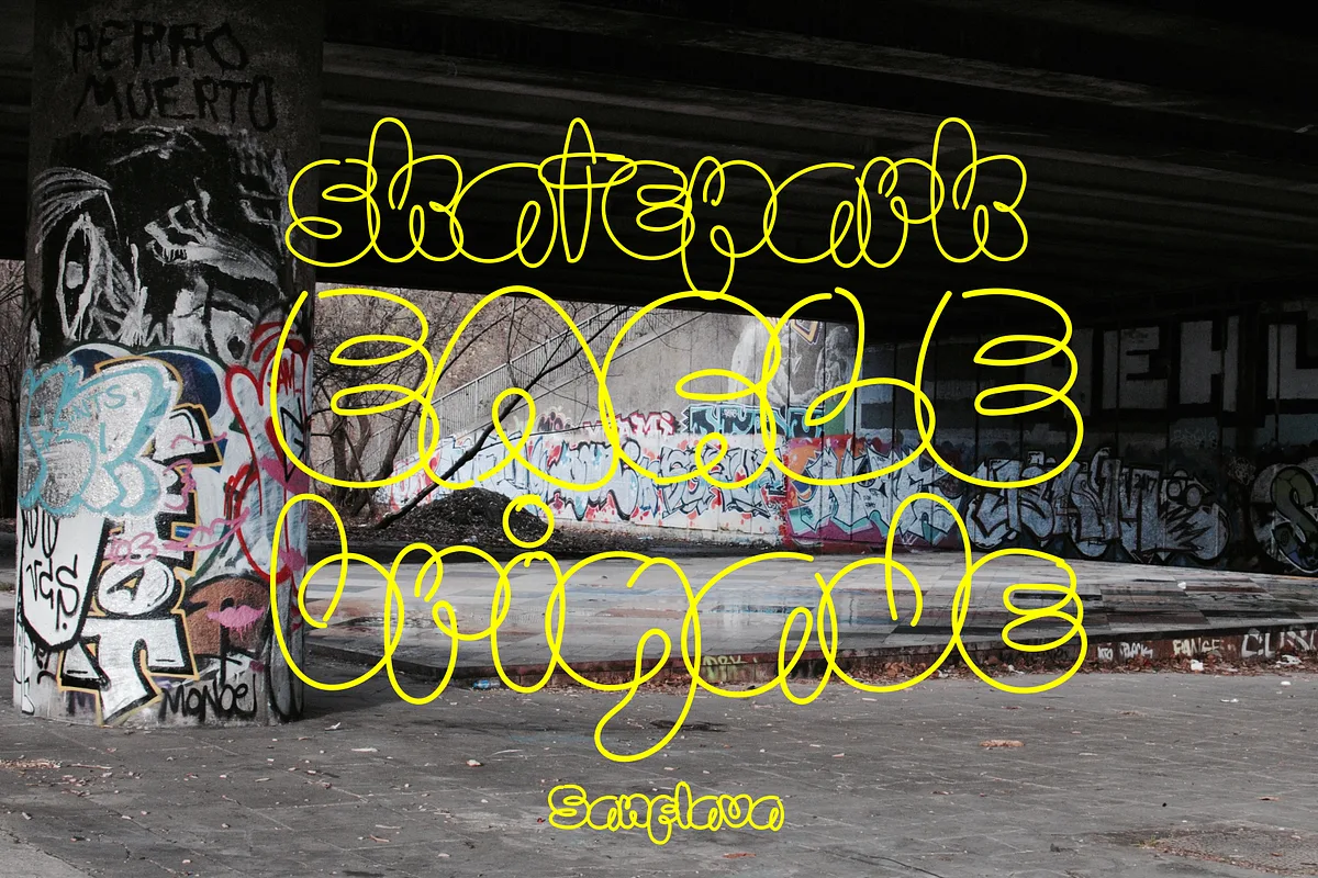 Sanflava font preview — sample text