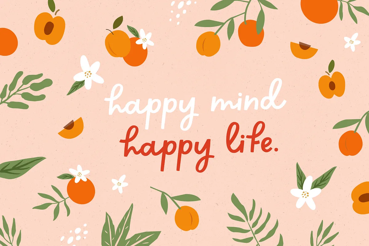 Sweet Apricot Font Free Download | Fontelement.com Sweet Apricot font used in a design mockup
