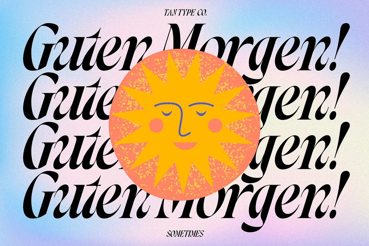 Tan – Sometimes font used in a design mockup