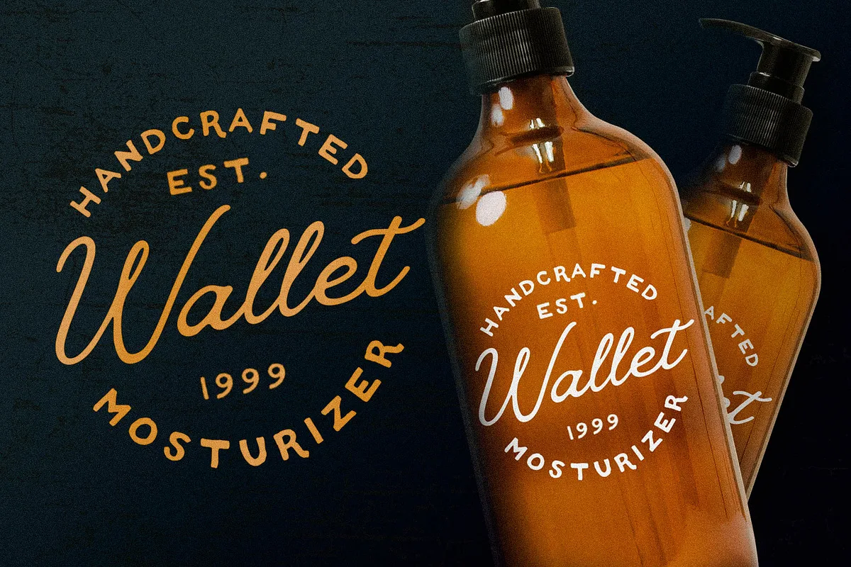 Vintage Goods Script font style preview