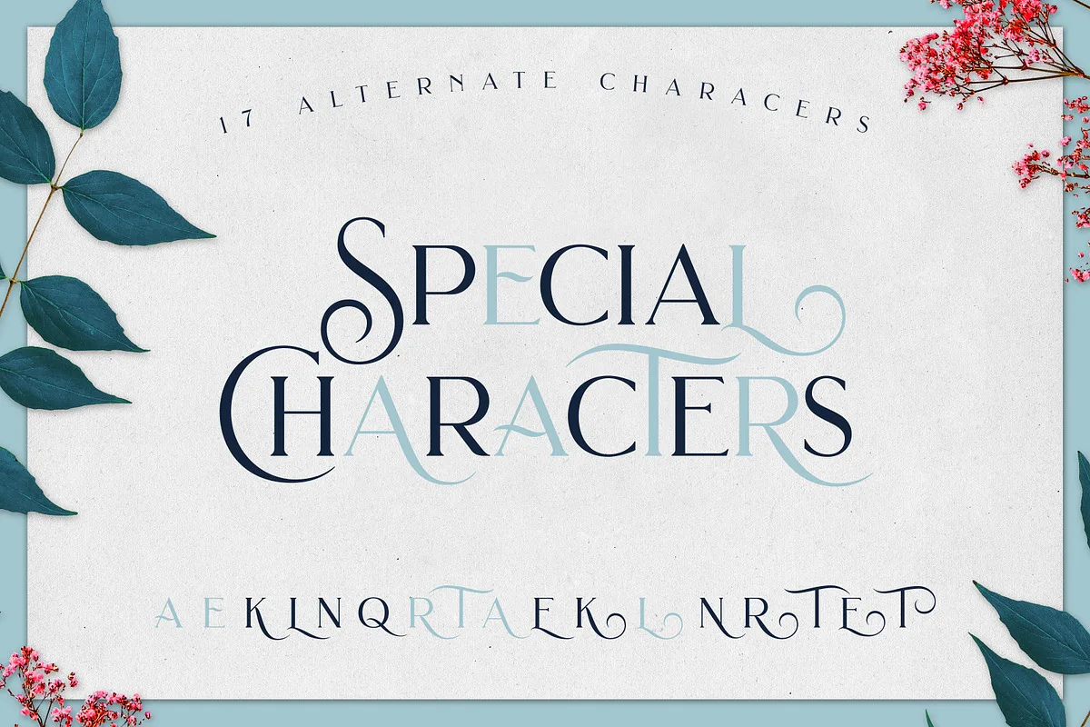 Brilon Art Deco serif font specimen